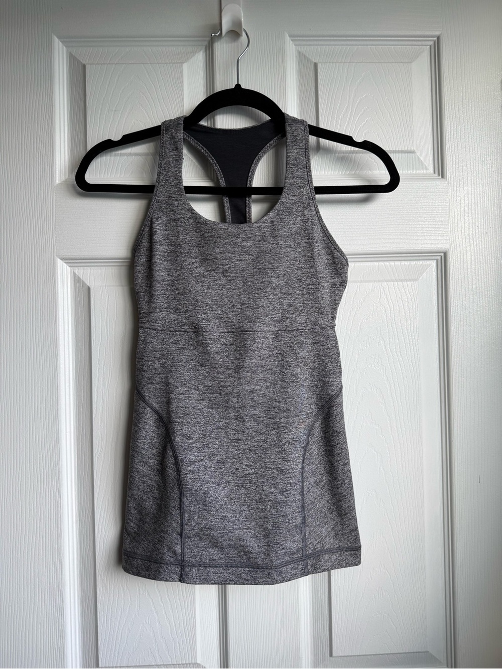 lululemon athletica Heather Gray Racerback Mini Dress